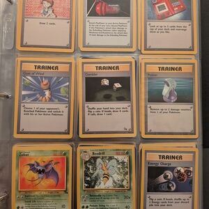 Vintage Pokémon Trading Cards Collection 119 Cards